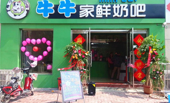 牛牛家鲜奶吧加盟费用