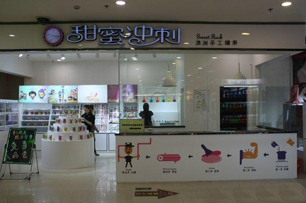 甜蜜冲刺糖果加盟费用