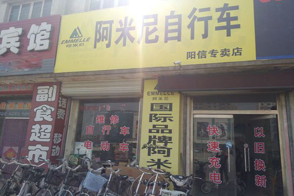 阿米尼自行车加盟费用