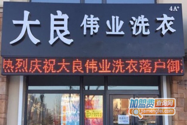 大良伟业洗衣加盟费用