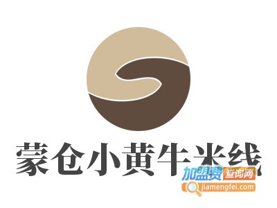 蒙仓小黄牛米线品牌LOGO