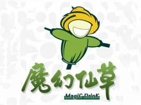 魔幻仙草奶茶品牌LOGO