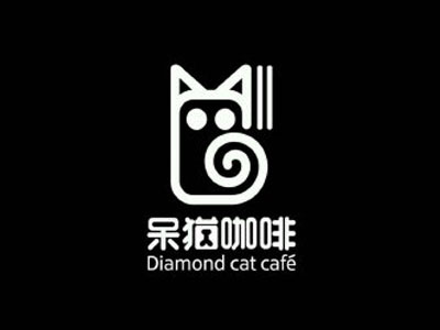 呆猫咖啡品牌LOGO