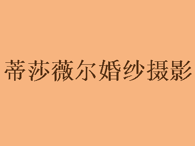 蒂莎薇尔婚纱摄影品牌LOGO