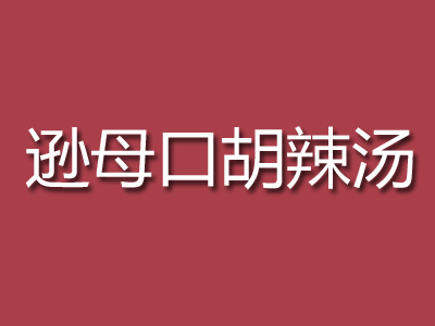 逊母口胡辣汤加盟费