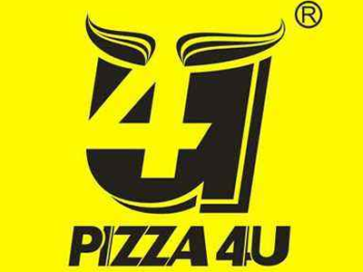 pizza4u品牌LOGO