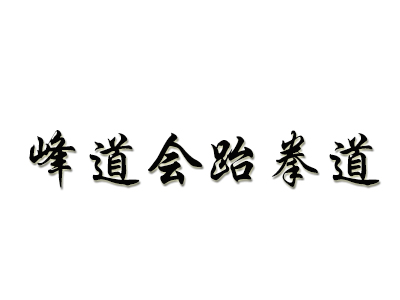 峰道会跆拳道品牌LOGO