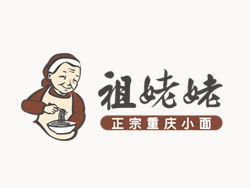 祖姥姥重庆小面品牌LOGO