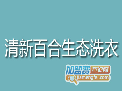 清新百合生态洗衣加盟费