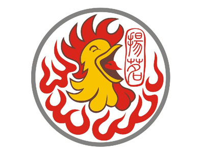 扬茗爆烤鸡头王品牌LOGO