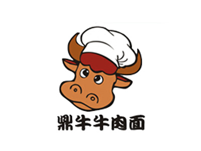 鼎牛牛肉面馆品牌LOGO