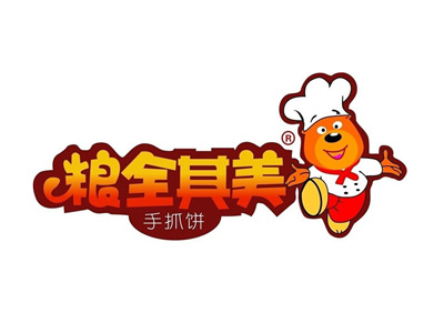 粮全其美手抓饼品牌LOGO