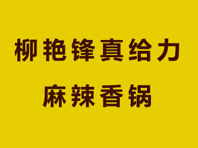 柳艳锋真给力麻辣香锅加盟费