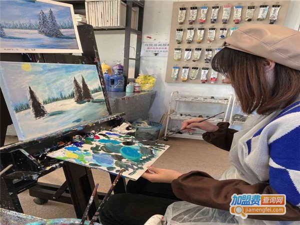 FunJobArt零基础油画国画DIY画室加盟费用