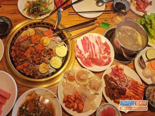 韩京海鲜烤肉自助料理加盟费用