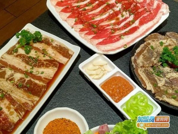 奉吉炭火烤肉加盟费用