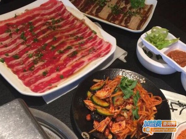 奉吉炭火烤肉加盟费用