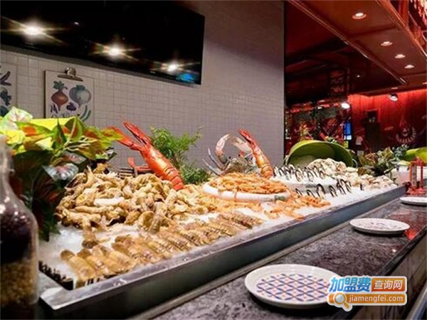 乐烤海鲜牛排自助百汇加盟费用