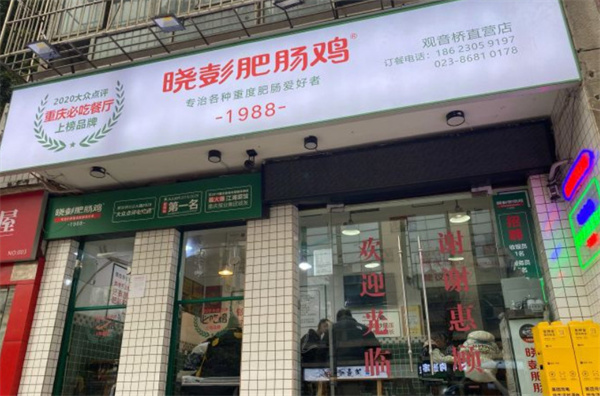 晓彭肥肠鸡加盟费用