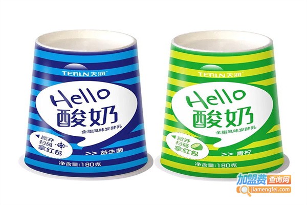 天润酸奶加盟费