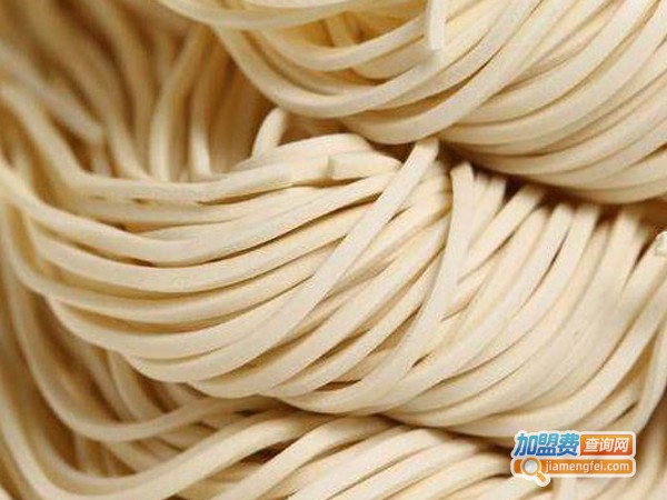 鲜面条加盟费