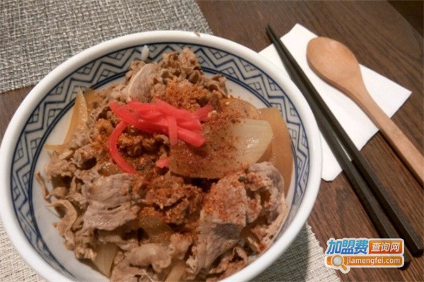 牛肉丼饭加盟费