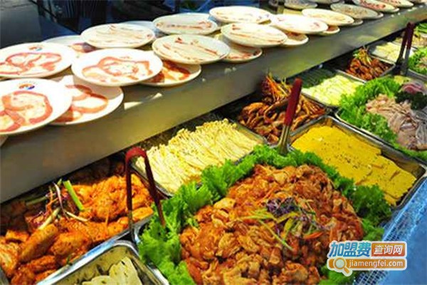 自助烤肉店加盟费