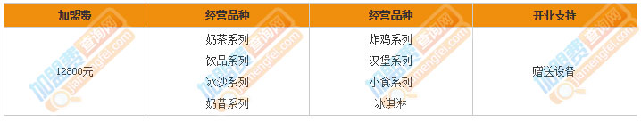 甜芋鲜加盟费