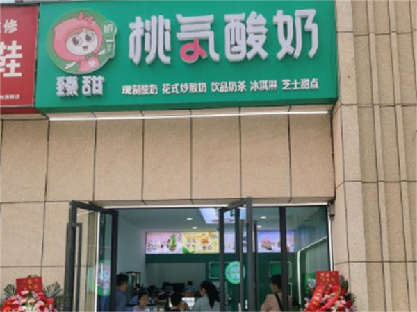 臻甜桃气酸奶加盟费