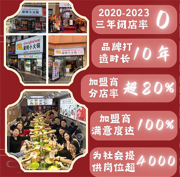 尚百味旋转小火锅加盟费