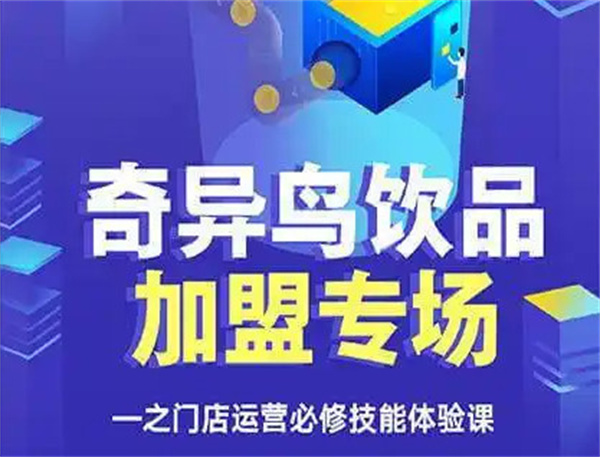 奇异鸟加盟加盟费用