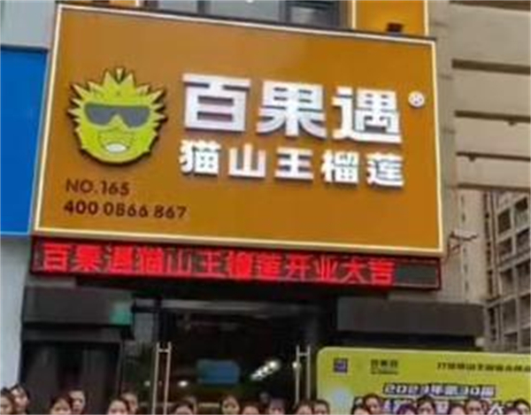 百果遇猫山王榴莲体验店加盟加盟费用