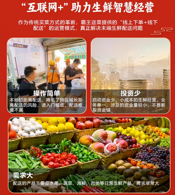 霸王送菜加盟加盟费用