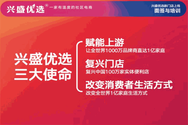 兴盛优选加盟加盟费用