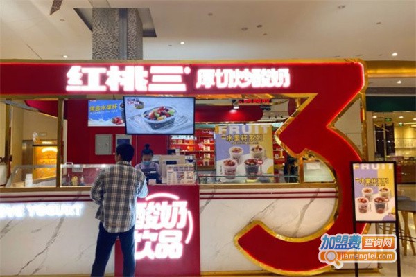 红桃三手工酸奶加盟加盟费用