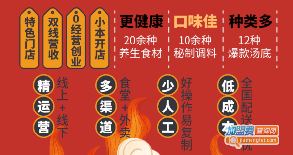 快乐518回转小火锅加盟加盟费用
