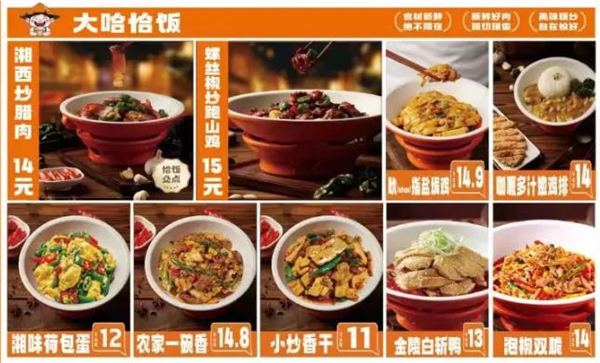 大哈恰饭湘菜小炒加盟加盟费用