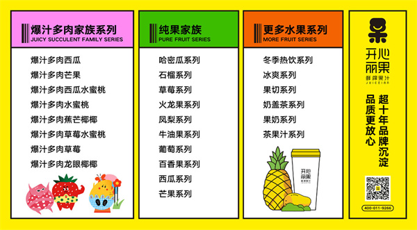 开心丽果加盟费