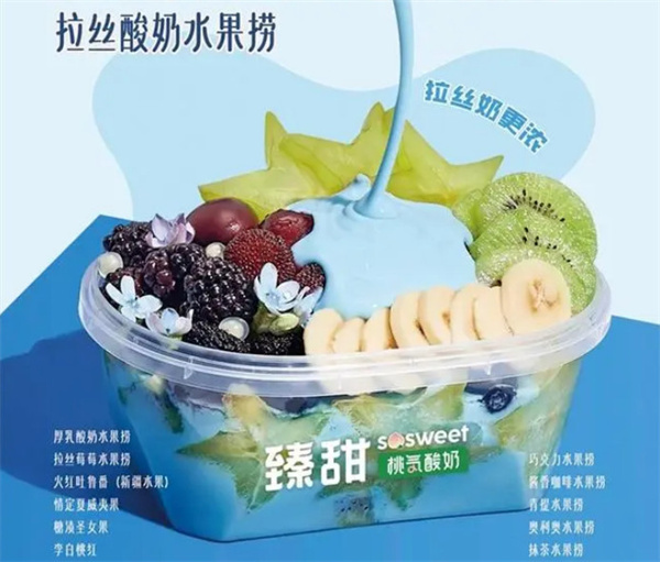 臻甜桃气酸奶加盟费